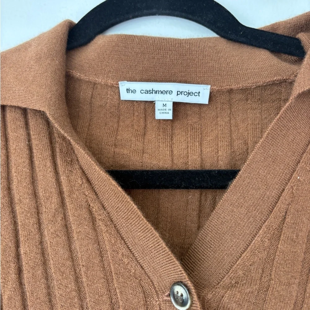 The Cashmere Project Ribbed Cardigan Tee - Picture 2 of 3